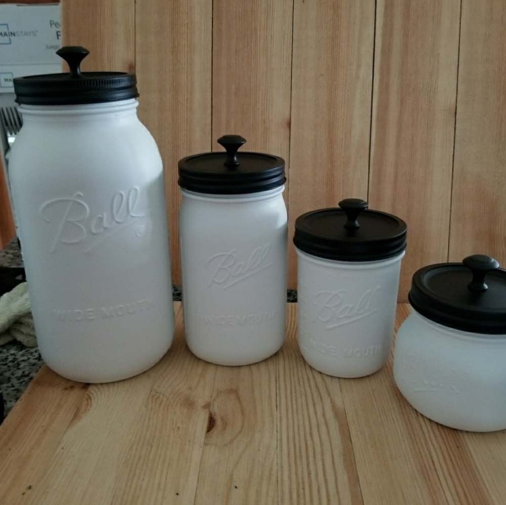 New Kitchen mason jar decor